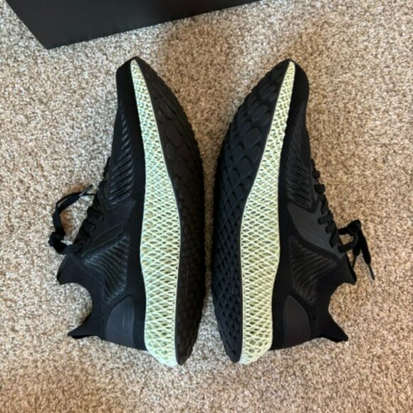 Adidas Alphaedge 4D Core Black/Core Black/Carbon Size 12 - Picture 6 of 11